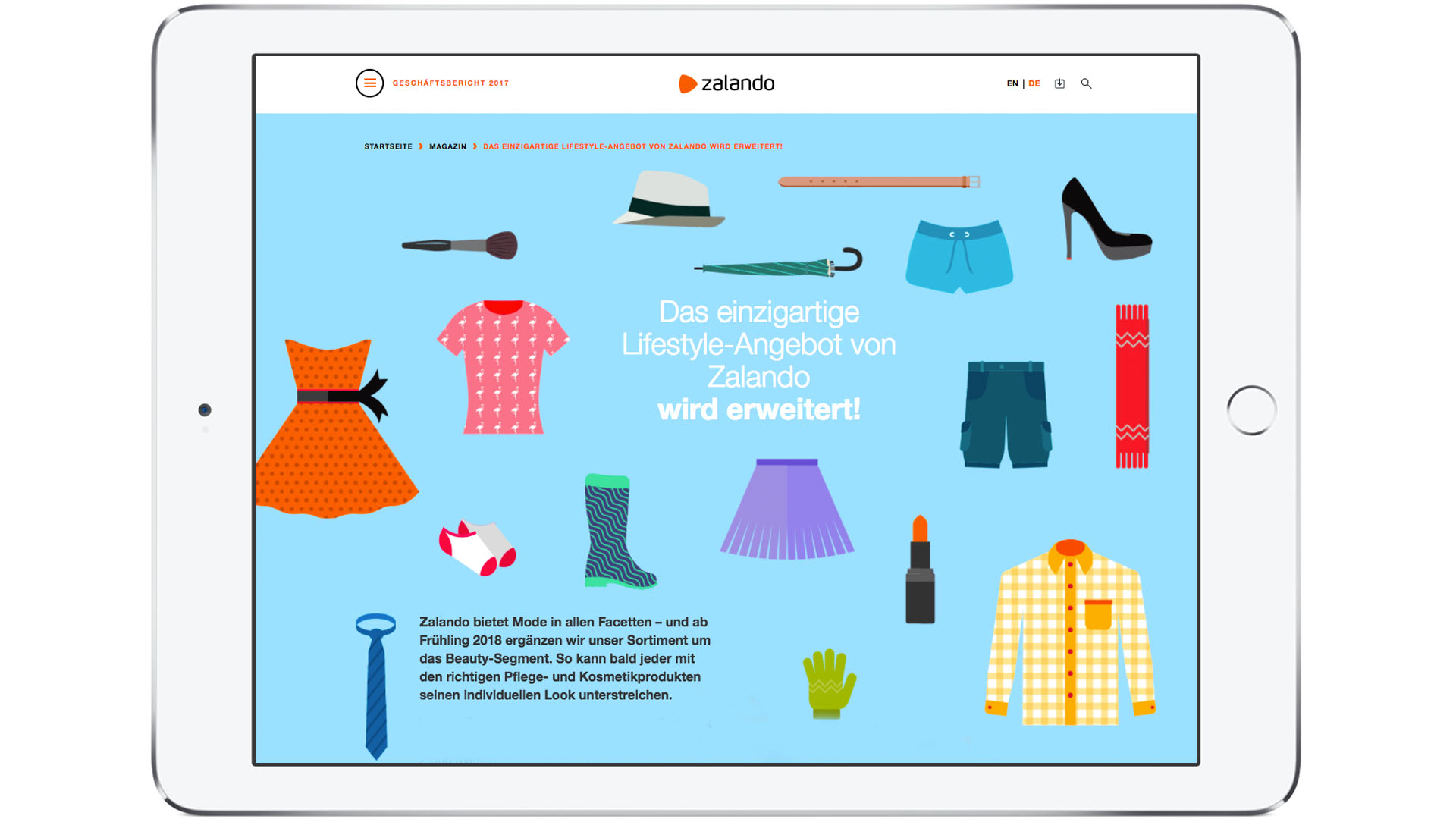 Zalando Die Qual der Wahl Zalando Corporate